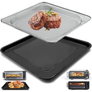 Air Fryer Grill Pan Basket for Ninja Foodi SP101 Digital Air Fryer Countertop Oven, Air Fryer Grill Plate Crisper Plate Rack Accessories Replacement Parts Tray for Ninja Foodi SP100 SP1001C SP201