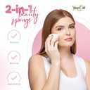 StansOut Memory Foam Makeup Sponge No-Water-Needed Blender for Liquid, Cream & Powder Foundation Airbrush Finish, Flawless Application