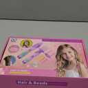 Yoloflix Hair Braiding Machine, Hair Salon Toys for Girls with Braider, Beads, Wig & Accessories, Kids Hair Styling Tool Toy Set, Christmas Birthday Toys Gifts for Girls