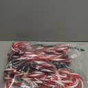 IDEAALS 24-Pack Solar Christmas Candy Cane Lights, Solar Pathway Lights Waterproof, Christmas Decorations Outdoor with 8 Modes for Party Patio Garden Lawn Yard Decor