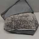 Sherpa Fleece Adult Weighted Blanket with Ribbed Stripes, 15 Pounds Dual Sided Soft Plush Blanket for Couch Bed Sofa, Heavy Thick Blankets with Ceramic Beads Great for Sleep, Dark Grey, 48" x 72"