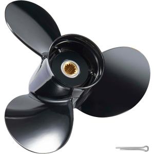 Boat Propeller fit Johnson Evinrude OMC Stern Drive 40-140 HP Engines 13 Spline Tooth Outboard Prop RH OEM Propeller for 50 60 65 70 75 85 88 90 100 110 112 115 120 125 135 HP (13 1/2X15)