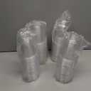 WELLIFE 12 oz Clear Plastic Cups, 100 Pcs Disposable Wine Glasses Stemless Cocktail Punch Cups for Cold Drinking Wedding Party Supplies Valentine's Day