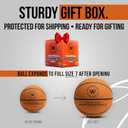 WAWAWEWA The Official Silent Basketball Size 7 (29.5")  Indoor Basketball for Quiet Dribbling  Grooved Airless Indoor Training PU Foam Basket Ball  Real Feel Silent Play for All Ages