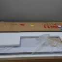 TETOTE 48 x 30 Large Bathroom Mirror Brushed Gold Metal Frame Frontlit & Backlit Vanity Mirror 3 Colors White/Warm/Natural Stepless Dimmable Anti-Fog Bathroom Mirrors for Vanity Wall-Mounted