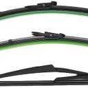 Wiper Blades 3pcs Windscreen Windshield Wiper Blade Front and Rear Fits for Grande Punto 199 Hatch