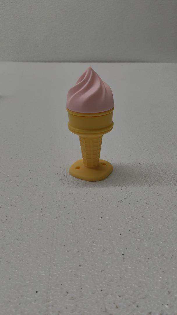 Smily Mia Ice Cream Cone Baby Teething Toys, Water-Filled Freezable Teether for Babies&Infants, Teething Relief for 0-18 Months, Not-Too-Cold-to-Hold Freezer Teether for 3-6 6-12Months, Peach Pink Smily Mia Ice Cream Cone Baby Teething Toys, Water-Filled Freezable Teether for Babies&Infants, Teething Relief for 0-18 Months, Not-Too-Cold-to-Hold Freezer Teether for 3-6 6-12Months, Peach Pink