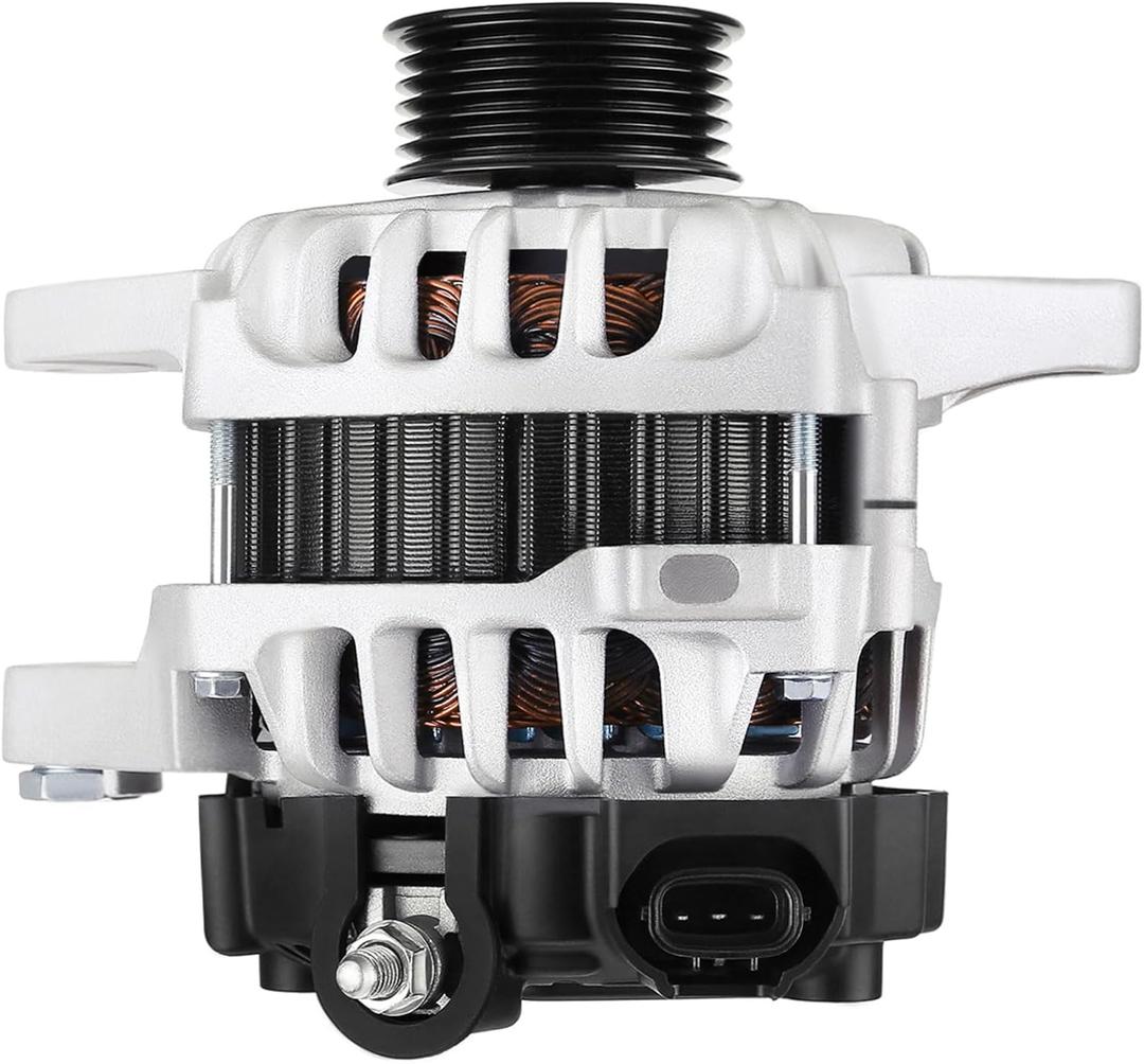 Alternator for Hyundai Accent L4 1.6L 2012-2017,Veloster 1.6L Naturally Aspirated 2012-2017 Electrical Alternators Replace 37300-2B300, 37300-2B500, 37300-2B510, 2607372, 2608483, 2616741