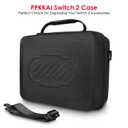 PPKKAI Switch 2 Case for Nintendo Switch 2(2025), Portable Hard Shell All Protective Travel Bag with 14 Game Cards Slots, All in One Carrying Case for Switch 2 Accessories Console Dock Pro Controller (Black)