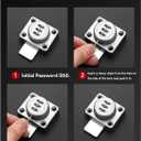 Mechanical Password Lock Solid revolving Door Lock/pet Door Lock, Cabinet Furniture, Windows, Bathroom