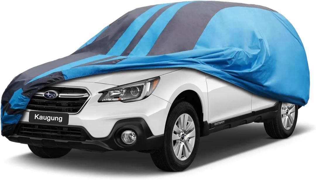 Car Cover Waterproof Custom Fit Subaru Outback1994-2025, Full Exterior Cover for Automobiles Lightweight Resistant Outdoor Sun UV Rain Dust Snow Wind Protection. (black)