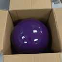 VCUTEKA Gazing Ball, 10" Stainless Steel Mirror Ball Reflective Garden Sphere, Gazing Globe for Home Garden Patio Lawn Outdoor and Indoor Decorative, Purple