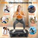 AXV Vibration Plate Fitness Platform Exercise Machine Vibrating Shaking Full Body Shaker Workout Vibrate Stand Shake Board Sport for Weight Loss Fat Burner for Gym Home Office