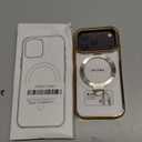 Magnetic for iPhone 17 Pro Max Case with Invisible Stand[Compatible with MagSafe][Full Camera Lens Protector][Military Drop Protection] Shockproof Not Yellowing Clear Slim Soft for Women Men