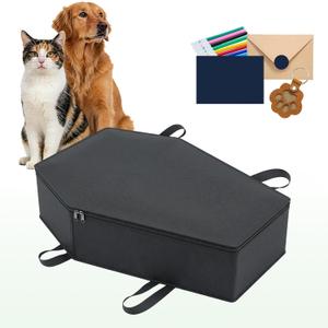 Pet Casket, Dog Casket, Casket for Dogs Burial, Pet Burial Box, Pet Burial Bag, Dog Coffin, Pet Caskets for Dogs, Cat Coffin for a Gentle Goodbye, Eco Friendly Dog Casket for Burial and Cremation(S)
