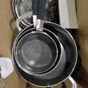 GreenPan x Bobby Flay 13 Piece Nonstick Cookware Pots and Pans Set, PFAS-Free Diamond Ceramic, Induction Suitable, Easy Clean Dishwasher & Oven Safe, Stay-Cool Silicone Handles, Glass Lids, Black