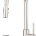 Pfister Zanna Touchless Kitchen Faucet with Pull Down Sprayer and Soap Dispenser, Single Handle, High Arc, Spot Defense Stainless Steel Finish, F529EZN3GS