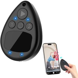 OUTXE Wireless Auto Clicker for iPhone, Bluetooth Phone Screen Tapper with Battery for Hands Free, Silent & Adjustable Speed Finger Clicker for Tiktok Live Broadcasts Likes, Gaming, Reward Task