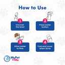 My Pet & Me Foldable Dog Water Bottle Portable - 550ml/18.5oz - Water Bottle for Dogs with Foldable Drinking Bowl, Leakproof, Compact, Lightweight & Durable Hydration Solution On-The-Go