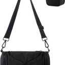 TOPEAST Small Crossbody Purse for Women, Barrel Cylinder Shoulder Bag with Adjustable Strap, Water-Resistant