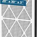 20x30x3 MERV 13 Air Filter Compatible with Zephyr VGF Series 20x30x3 Whole Home Deep Pleated Return Air Grille Filter, MERV 13 Air Filtration System, White 1 Pack