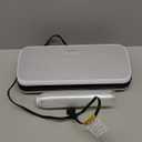 NutriChef Food Vacuum Sealer Machine - Automatic Air Sealing System for Dry & Moist Foods, LED Touch Controls, Includes Vacuum Bags, Hose & Wine Stopper, High Suction Power, 14"x6"x3", Silver