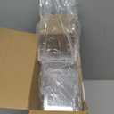 Wenqik Acrylic Brochure Holder with Business Card 4.1 Inch Rack Card Holder Pamphlet Display Stand Organizer for Menu Flyer Magazine Office Booklets (8 Pcs)