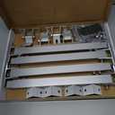 2 Set Adjustable Solar Panel Tilt Mount Brackets Aluminum Alloy Mounting Bracket Stand Systems Support 50W 70W 100W 150W 200W 300W 400W Panels for Roof/Boat/Flat Surface