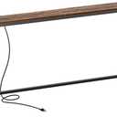 SUPERJARE 51.2 Inch Sofa Table with Power Outlet and USB-C Port, 5.9 Inch Narrow Console Table, Entryway Hallway Couch Table with Storage, Behind Sofa, Small Spaces, Living Room, Rustic Brown, 5.9''D x 51.2''W x 29.7''H