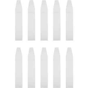 MAGICLULU Makeup Brush Protector Covers 10-Pack Portable Semi-Transparent Brush Bags for Travel Business Trips Outdoor Use Organizer for Foundation and Eyeshadow Brushes Lightweight and Compact
