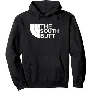 The South Butt Pullover Hoodie (Large, Black)