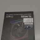 Thermalright TL-M12Q CPU Fan 120mm Case Cooler, PWM Connector Silent Computer Cooling with S-FDB Bearing, PC Fan with ARGB Mirror Light Effect, Low Noise, Building Blocks Version PC Fan