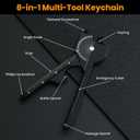 5 x stocking Stuffers for Men Adults, Gifts for Men 8-in-1 Screwdriver Tool, Mens Stocking Stuffers, Mens Christmas Gifts for Dad Him Husband, White Elephant Gifts for Adults, Cool Gadgets