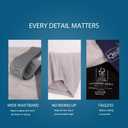 BAMBOO COOL Men's Underwear Boxer Briefs Fly with Built-in 3D Pouch Comfortable Cool Underwear for Men 4 Pack (M)