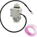 FSA QC MEDLRG Tankless Water Heater Flow Sensor Fits for Ecosmart ECO 18, ECO 24, ECO 27 & ECO 36 Hot Water Heater Replacement Parts