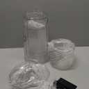 Lifewit 1 Gallon Drink Dispenser for Parties 2 Pcs, 4L Plastic Beverage Container with Stand for Juice/Tea/Soda & Lemonade, Clear Water Pitcher with Spigot for Mimosa Bar Hosting 39 x 16 cm/15x6"