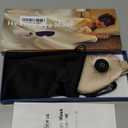 Heated Eye Mask for Dry Eyes & Stye Relief, 100% Mulberry Silk Sleep Mask with 3 Heat Levels & Auto-Off, Rechargeable & Washable Warm Eye Compress, Graphene Wireless Heating Pad for Travel (Champagne Gold)