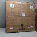 Glass Coffee Tables for Living Room Modern Elegant Round Coffee Table Mid Century Farmhouse Center Table with Solid Wood Frame and Tempered Glass Tabletop, Easy Assembly,31.5'' (Walnut + Transparent)