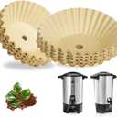 Paper Coffee Filters for Hamilton Beach 45 Cup Coffee Urn and Hot Beverage Dispenser, Unbleached Large Coffee Filters for Most 30-50 Cup Large Coffee Maker, 150 Pcs