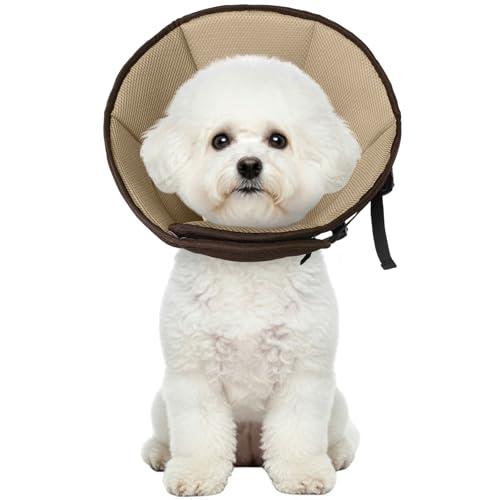 Dog Cone Collar Soft Cone for Medium Dogs After Surgery Adjustable Elizabethan Collar for Dogs to Stop Licking Wounds, Biting Stitches Professional Pet Recovery Cones E-Collar for Dog
