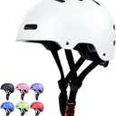 Skateboard Bike Helmet for Adults Women Men Youth Kids (2-3-5-8-14+ Years Boys Girls) - Lightweight Multi-Sport Adjustable Helmets for Bicycle Skateboard Scooter Skate Cycling