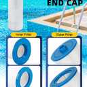ZOTEE Pool Spa Filter Replaces Sundance Microclean Ultra Set 6541-397 Outer Filter # 6473-165 and Inner Filter 6473-164, Series 880, Hot Springs Spa Filters, 1 Set