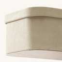 2 x La Jolie Maison Fluted Cardboard Storage Baskets with Leather-Like Lids, Sturdy Stackable Paper Cube Boxes Decorative Tray, Modern Basket Organizer Bins for Jewelry Shelves Bathroom, BeigeSet of 2