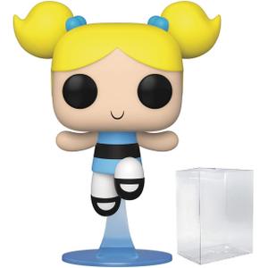 Funko POP Animation: Powerpuff Girls - Bubbles Vinyl Figure (Bundled with Compatible Box Protector Case), 3.75 inches