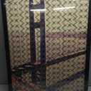 BAIJIALI 24x36 Picture Frame Black Wood Pattern with HD Plexiglass,Vertical Formats for Wall Mounting (Black, 1 Pcs)