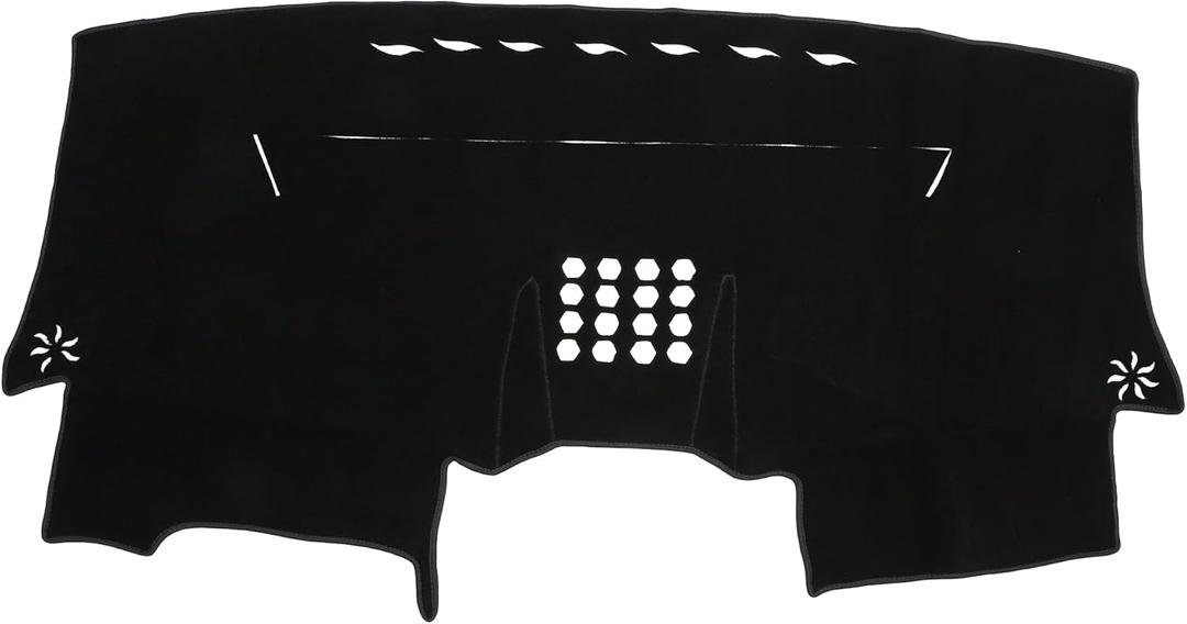Dash Cover Compatible for Toyota Prius 2004-2009, Non-Slip Polyester Black Center Console Dashboard Cover Pad Carpet