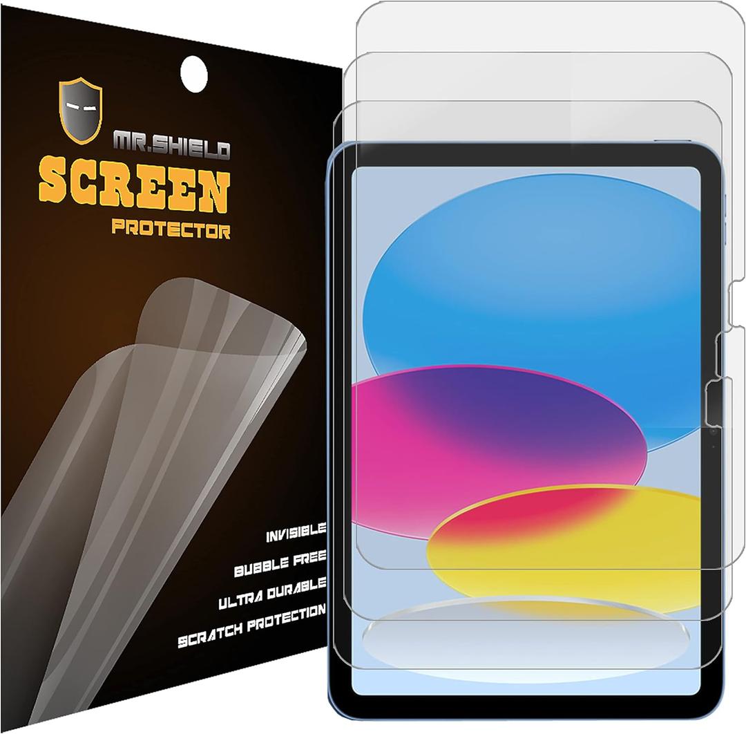 Mr.Shield [3-PACK] Designed For iPad Air 11 2025 and iPad 10 2022 Anti-Glare [Matte] Screen Protector (PET Material)