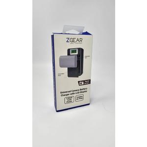 ZGEAR - Universal Camera Battery Charger W/LCD Charge Display