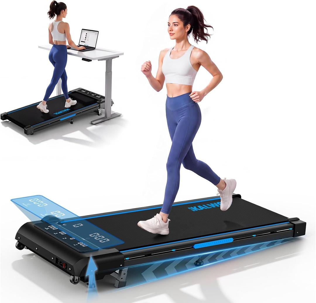 Walking Pad with Incline, 6.2 MPH Walking Pad Treadmill with Double Frame, Easy Read Full Screen LED Display, Low Noise 2.75HP Brushless Drive, Walking Pad Under Desk 350 LBS Weight Capacity