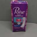 Poise Ultra Thin Incontinence & Postpartum Pads for Bladder Leaks, 7 Drop Ultra Absorbency, Long Length, 22 Count